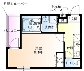 フジパレス城北公園通Ⅰ番館の物件間取画像